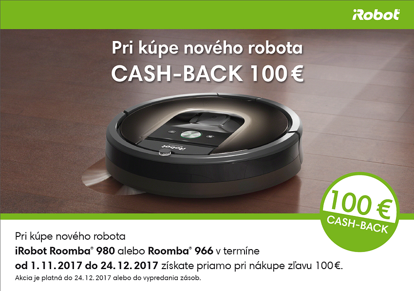 cash back  roomba slovensko