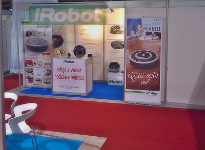robotický vysávač na vystave BBBAU Banská Bystrica 2013